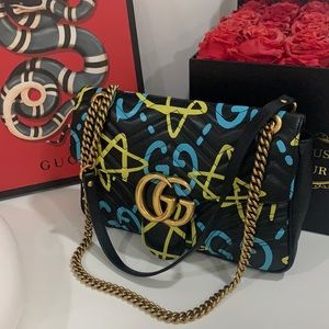 GUCCI ghost leather bag LIMITED EDITION AUTHENTIC
